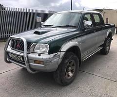 2003 Mitsubishi L200 No tax No test good working order