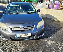 Toyota Corolla 1.4 diesel 2009 
Manual transmision 
FRESH NCT 03 /23 
LOW MILEAGE 185 000 KM 
TAX UN