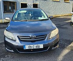 Toyota Corolla 1.4 diesel 2009 
Manual transmision 
FRESH NCT 03 /23 
LOW MILEAGE 185 000 KM 
TAX UN