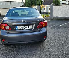 Toyota Corolla 1.4 diesel 2009 
Manual transmision 
FRESH NCT 03 /23 
LOW MILEAGE 185 000 KM 
TAX UN