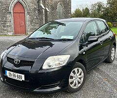 2009 Toyota auris 1.4 petrol