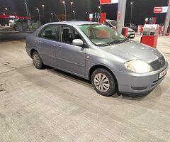 2003 TOYOTA COROLLA VVTI FOR EXPORT.