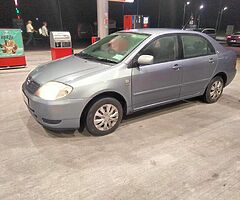 2003 TOYOTA COROLLA VVTI FOR EXPORT.