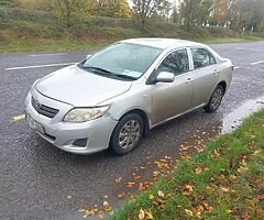 2007 TOYOTA COROLLA VVTI SLIGHT DAMAGE.