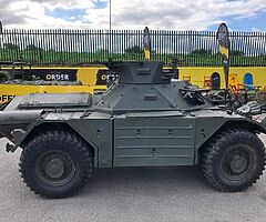 Armoured car, Ferret Damlier, with a Rolls Royce engine, former Belgian army,