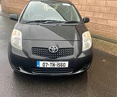 Toyota Yaris 2007 Very Low Mileage. New NCT