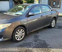 Toyota Corolla 1.4 diesel 2009 
Manual transmision 
FRESH NCT 03 /23 
LOW MILEAGE 185 000 KM 
TAX UN