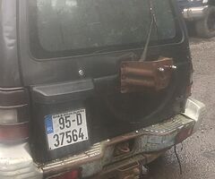 Mitsubishi pajero mk2 parts 2.5’