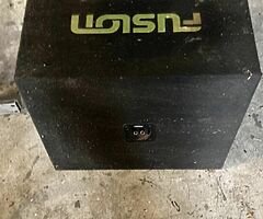 Fusion subwoofer and amp