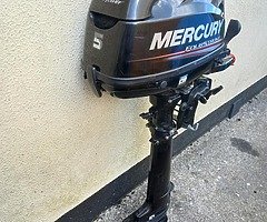 4-stroke  outboard  Mercury-5 hp