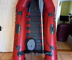 Inflatable  boat  and electric  engine