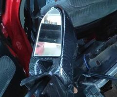 Carbon  ganador electric dc2 mirrors