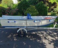 12 ft fiberglass  boat  BONWITCO and trailer - Image 6/7