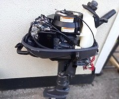 4-stroke  outboard  Yamaha-5 hp