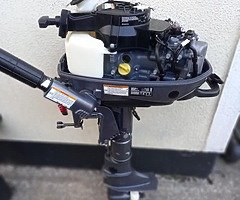 4-stroke  outboard  Yamaha-5 hp