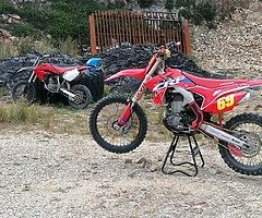 2016 crf 450r swap for 2 stroke