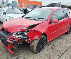 2007 VOLKSWAGEN GOLF GT 2.0TDI MANUAL FOR BREAKING ONLY