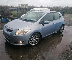 2007 Toyota auris 1.4 d4dT3..top spec model