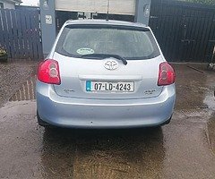 2007 Toyota auris 1.4 d4dT3..top spec model