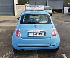 2012 Fiat  500 1.2 Low miles new nct - Image 4/10