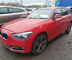 2013 BMW 1 SERIES 2.0 DIESEL MANUAL FOR BREAKING ONLY!