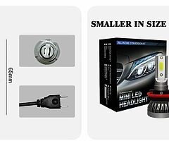 Led H11 bulbs 8000LM Canbus Error Free LED Headlight Kits Hi/Lo Power 6000K White Bulb Bulbs