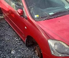 Honda Civic hatchback 5 door 1,4 parts only