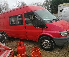 Ford transit crew cab 7 seater on the tax book