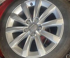 Standard audi alloys