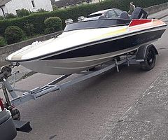 14ft Speedboat & Trailer - Image 5/5