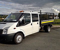 2013 transit crew cab tipper - Image 1/9