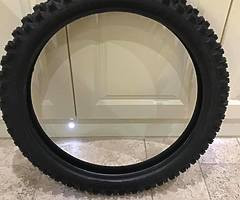 Motorbike scrambler enduro tyre