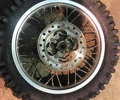 Honda cr 80/85 small wheels