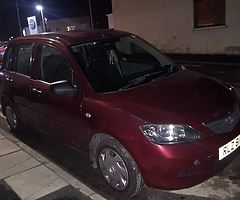 Mazda 2 mot  end April nice car but need Need new Starter...