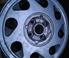 Mk2 golf tear drop alloys 14 inch