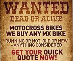 Motocross bikes