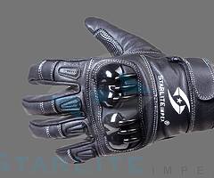 Professional Sport Motorbike Leather Gloves.