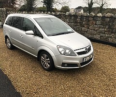 07 Zafira  1.6 petrol