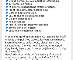 **bmw e90 msport 2009 tax test**