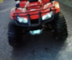 Honda farm quad for sale 2009 2wd good going quad starts first time 250cc