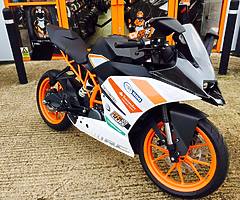 2015 KTM RC390 FSH ONLY 3K MILES A2 LISCENCE