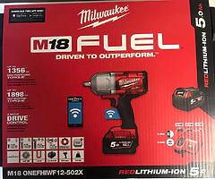 Milwaukee 1/2” 5 amp Cordless Impact nut gun - Image 4/5