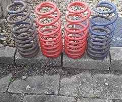 Lowering springs