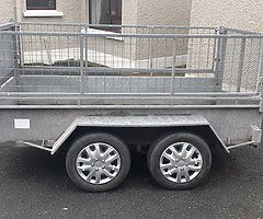 8x4 galvanised meshside trailer - Image 4/7