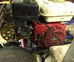 Honda gx 160 kart need space in shed