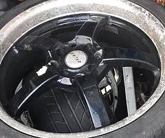 17inch wheels bad tyres  4x114.3