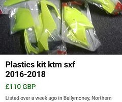 Ktm plastics kit