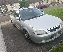 I'm selling 01 Mazda 323 running perfect has all good tires like new have no nct or tax but and ps