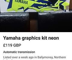 Yamaha neon graphics