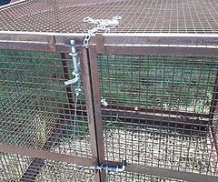 Steel security cage